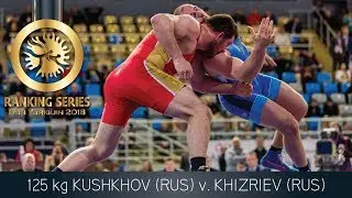 GOLD FS - 125 kg: M. KUSHKHOV (RUS) v. A. KHIZRIEV (RUS)