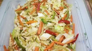Steamed crunchy vegetables
