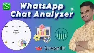 WhatsApp chat Analyzer 📈 || Analyze Your Chats Like a Pro! 📱💬 || project maker