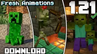 Fresh Animations 1.21/1.21.1 Texture Pack (Minecraft PE & Java)