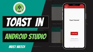 Toast in android | Android app development | Android studio | Toast message on button click