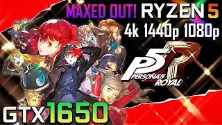 GTX 1650 | PERSONA 5 ROYAL - 4k, 1440p, 1080p Maxed Out | Asus TUF Gaming FX505DT