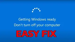 How to Fix Laptop Stuck on Getting Windows Ready Dont Turn Off your Computer (2023)