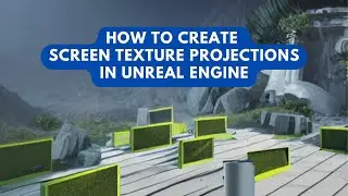 How to Create Screen Texture Projections in Unreal Engine - UE Beginner Tutorial