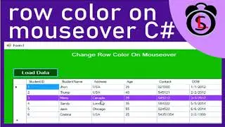 how to change datagridview row color on mouseover in c#, highlight datagridview row on mouseover
