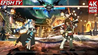 New fighter arrived! Queen Dizzy vs Sol Badguy (Hardest AI) - Guilty Gear Strive