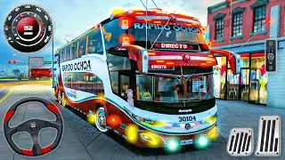 Coach Bus Simulator - Real Coach Bus Driving in City - Android GamePlay