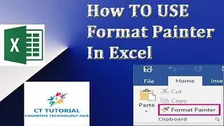Cell Formatting in Excel | how to use Format Printer in excel |Learn Excel For Beginners| CTTUTORIAL
