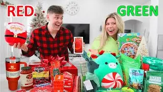 RED vs GREEN Shopping Challenge *NO BUDGET*