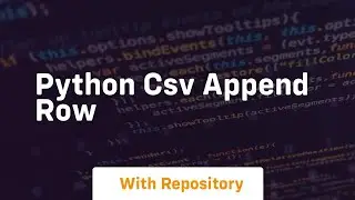 python csv append row