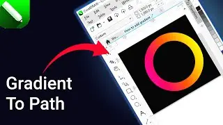 How To Add gradient to path or stroke in corelDRAW Tutorial