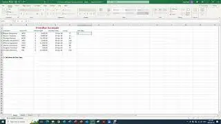 Excel Formulas with Dates