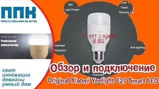 WI-fi LED ЛАМПА Xiaomi Yeelight. Обзор умной Smart лампы для дома