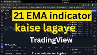 21 EMA indicator kaise lagaye | 21 ema indicator in tradingview | 21 ema TradingView