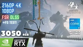 Black Myth: Wukong - RTX 3050 Laptop - 2160p, FSR, DLSS, Frame Generation!