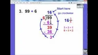 Long Division, 2 Digit Divided By 1 Digit