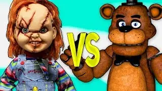 ЧАКИ VS ФРЕДДИ 5 НОЧЕЙ С ФРЕДДИ | СУПЕР РЭП БИТВА | Chucky Doll movie ПРОТИВ 5 Nights At Freddys