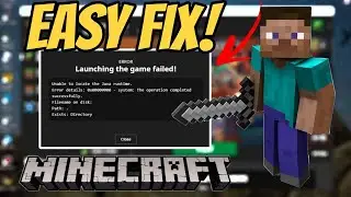 Fix Launching the Game Failed! Unable to locate Java runtime Minecraft