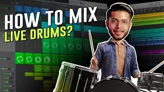 How To Mix Live Drums Using Stock Plugins | Logic Pro X