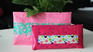 Duct Tape etui maken DIY - Back to school