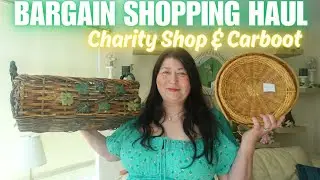 **🛍️ SHOPPING HAUL** | Charity shop & car boot sale