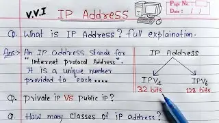 what is ip address? full Explanation | Learn Coding