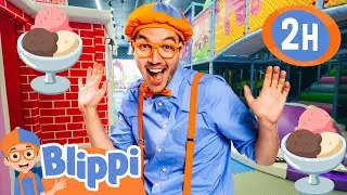 Blippi Discovers Sweets and Treats At Candyland | Blippi | Educational Kids Videos | Moonbug Kids