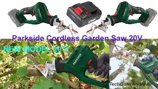 Parkside Cordless Garden Saw PASA 20 Li B2 TESTING