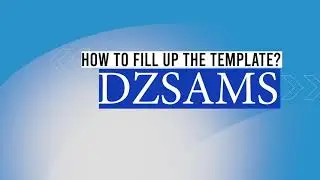 Steps on how to download, accomplish Inventory form and upload to Project DZSAMS