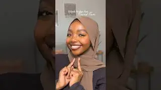 best hijab styles for round faces 🧕🏾🤍 #hijabtutorial #hijabstyle