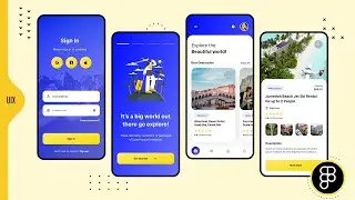 Mobile App Design in Figma - Figma Tutorial for Beginners