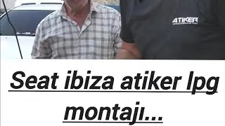 seat ibiza 2015 model atiker lpg montajı.