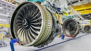 Inside Most Advanced Factories Producing Gigantic Airliner Engines