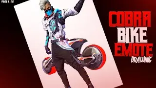 FF DRAWING | COBRA BIKE EMOTE DRAWING | FREE FIRE DRAWING | #FF