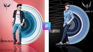 PicsArt Circle Stretch Stylish DP Pic Editing by picsArt || Instagram Viral Editing || DequeEditing🔥