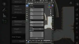 Easy Wall Generation In Blender Tutorial #shorts #blender #blendertutorial #blender3d #3d