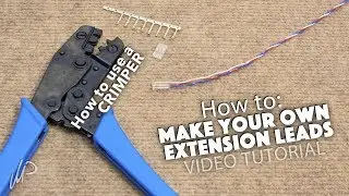 Tutorial: Make your own extension leads! How to crimp Futaba and JR