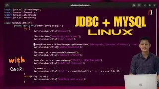 JDBC Mysql Driver Class (com.mysql.jdbc.Driver) from scratch  | Linux | aducators.in