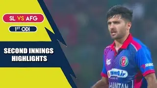 1st ODI | Second Innings Highlights | Afghanistan Tour Of Sri Lanka | 25th November 2022