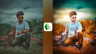 Cinematic Orange tone photo editing | Snapseed photo editing | Photo editing