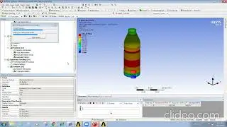 Ansys WB - Buckling analysis of thin structure Bottle#fea #structural #mechanical #ansysworkbench.