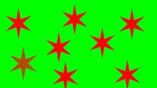 twinkling stars green screen