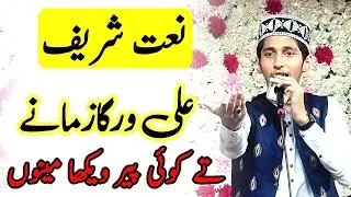 Ali Warga Zamane Te Koi Peer By Saqib Nazir Qadri | @Saqibnazirqadri10