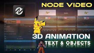 How To Make 3D Text & Objects 🔥 Animation in Node video