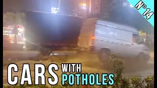 Cars Hitting MASSIVE Potholes (#14)