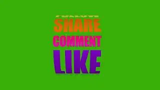 Animated Instagram Like Comment Share Follow Lower Third Green Screen Overlay 4K Copyright Free