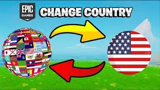 How do I change the country on my Epic Games account?