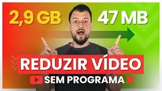 INCRÍVEL! ✅ COMO DIMINUIR o TAMANHO de um video SEM PERDER QUALIDADE!