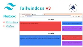 Tailwind CSS v3 Crash Course | #8 - How to Use CSS Flex in Tailwindcss | 
