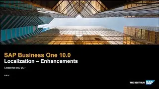 SAP Business One 10.0 Localization Enhancements